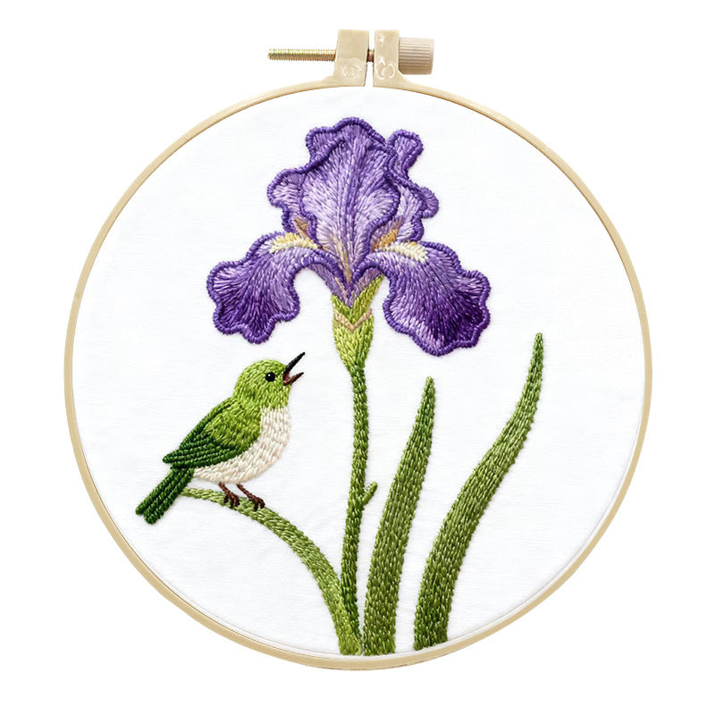 DIY Floral and Bird Handicraft Fabric Craft Kit