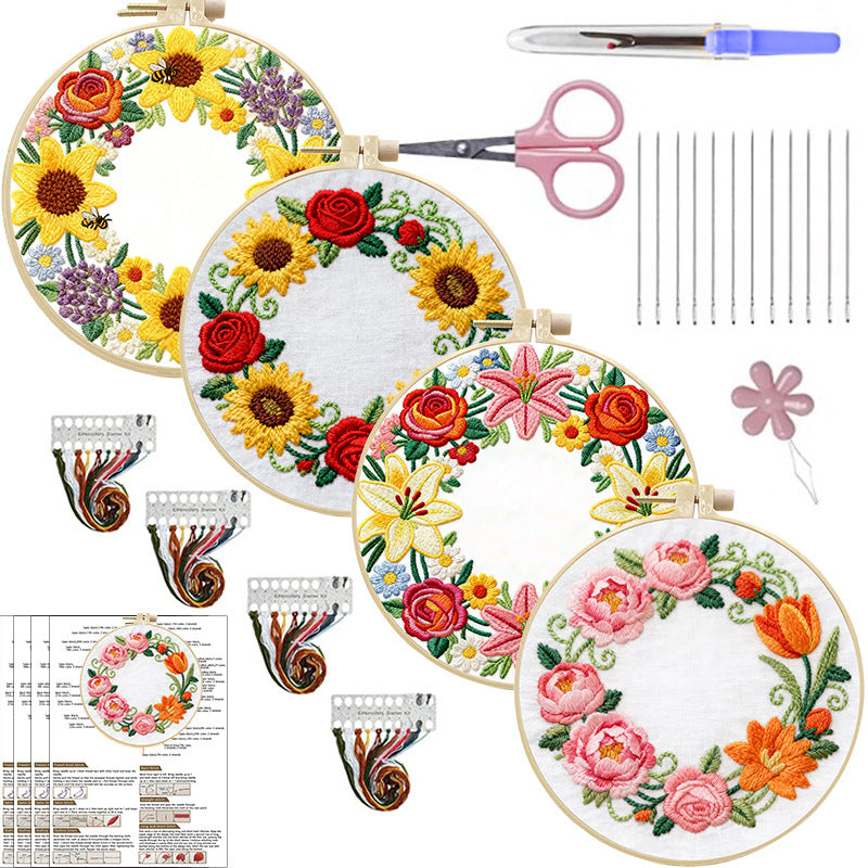 DIY Wreath Craft Fabric Material Kit