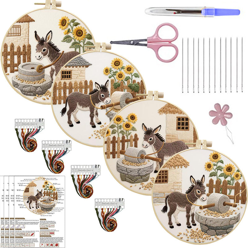 DIY Handmade Donkey Fabric Craft Kit