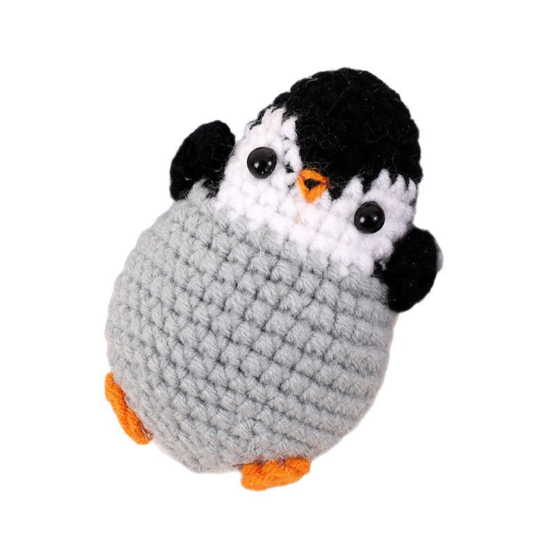 Hand-Crocheted Penguin Plush Toy