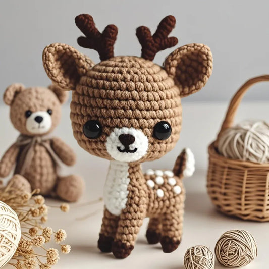 DIY Handmade Little Deer Crochet Kit