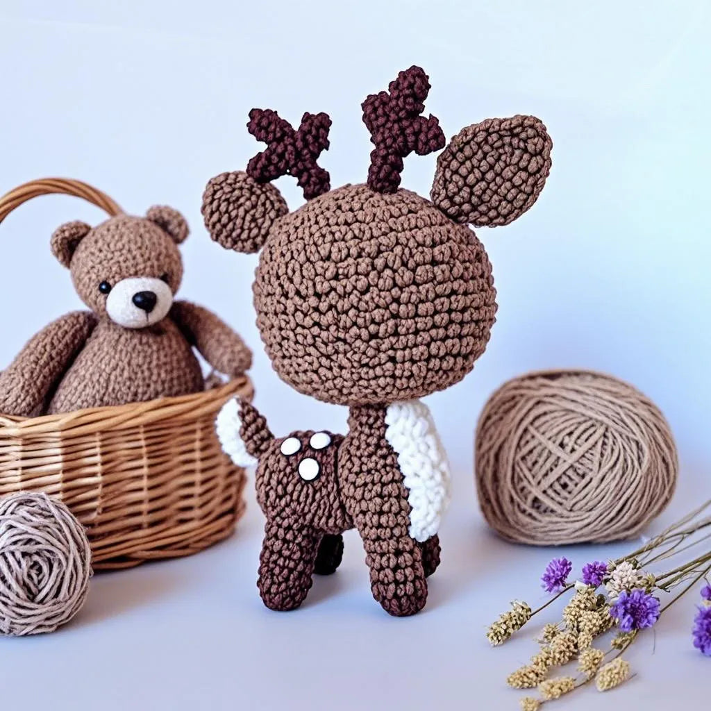 DIY Handmade Little Deer Crochet Kit