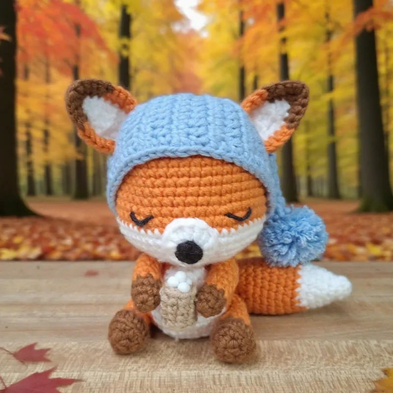 Diy Handmade Asleep Fox Crochet Kit