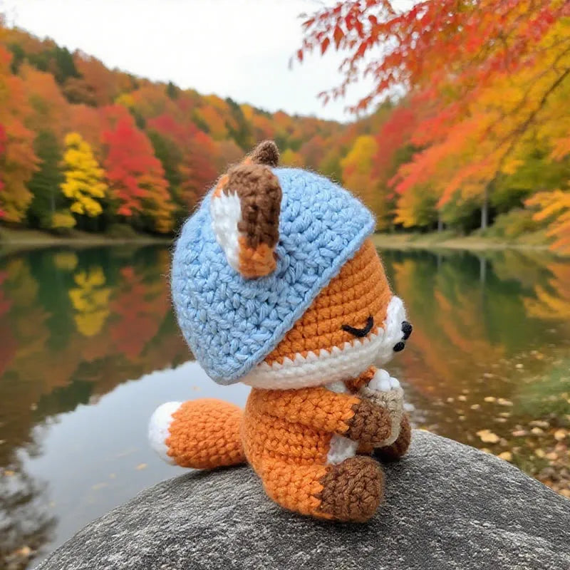 Diy Handmade Asleep Fox Crochet Kit