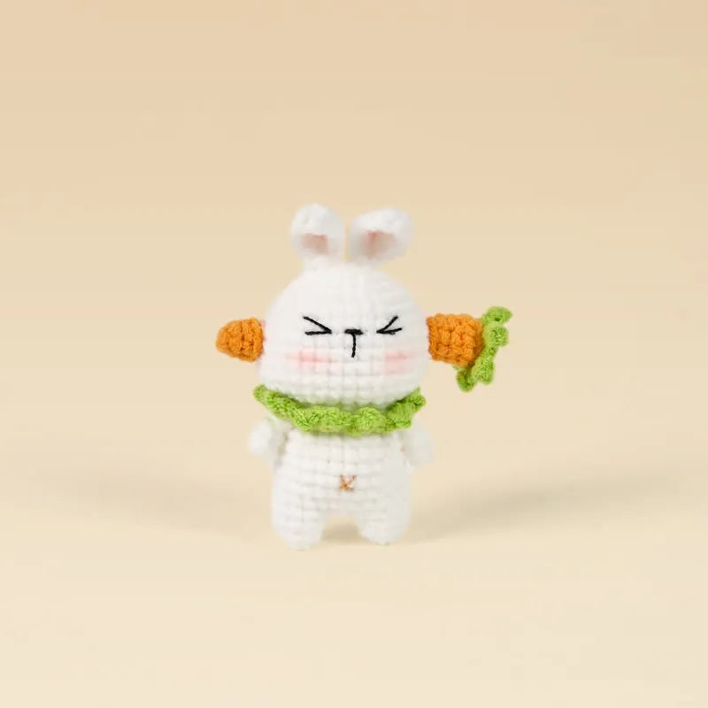 Handmade ''Rabbit Killed By Carrot'' Crochet
