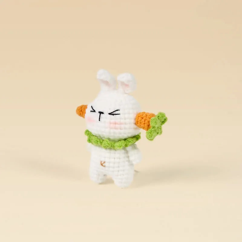 Handmade ''Rabbit Killed By Carrot'' Crochet