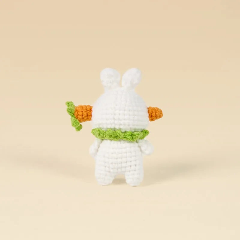 Handmade ''Rabbit Killed By Carrot'' Crochet