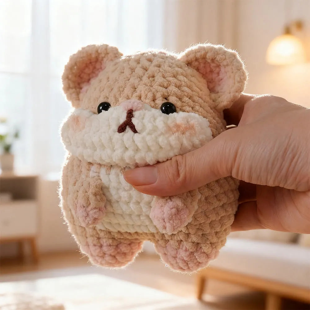 Diy Handmade Chubby Hamster Crochet Kit
