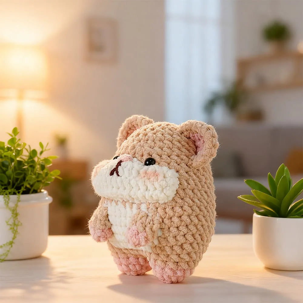 Diy Handmade Chubby Hamster Crochet Kit