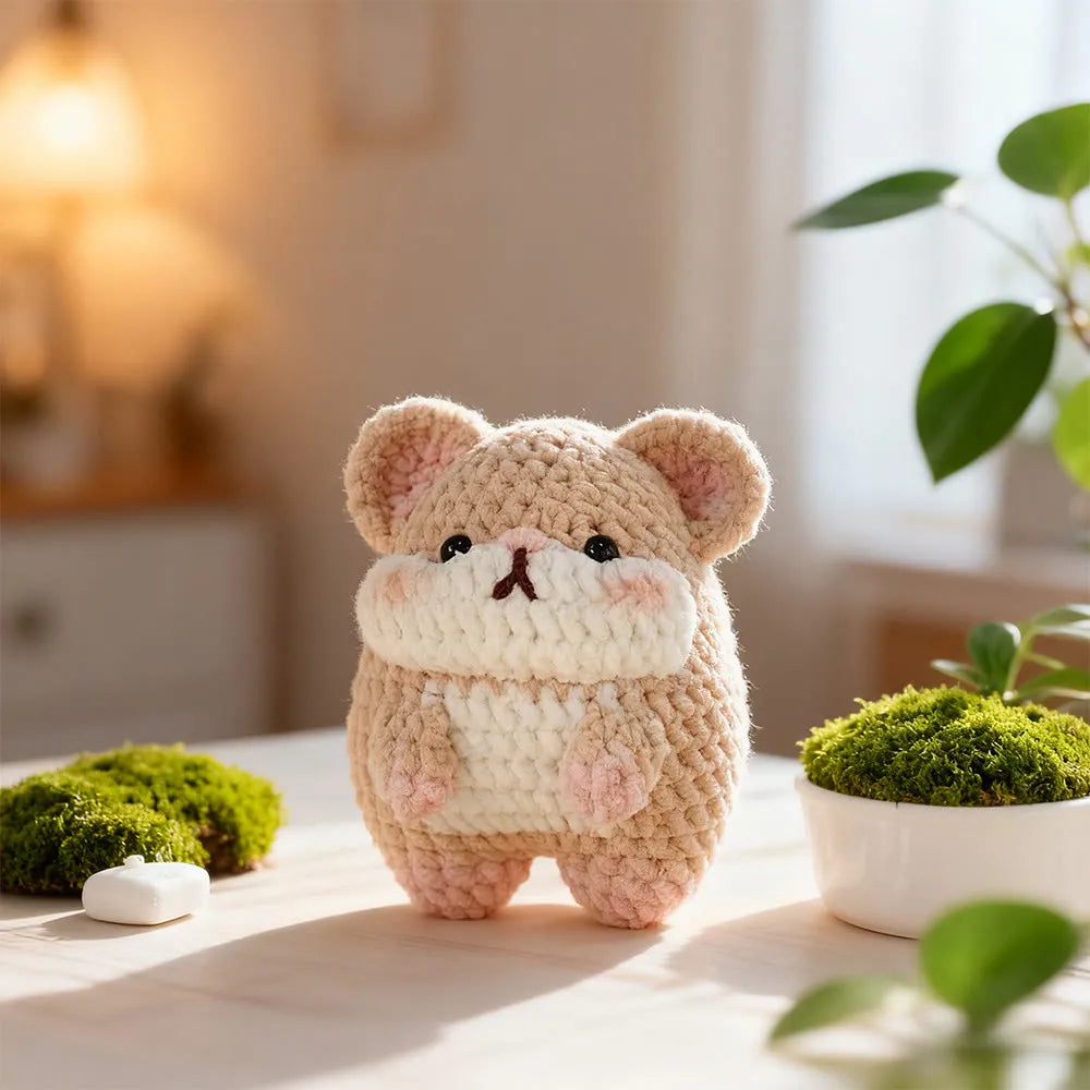 Diy Handmade Chubby Hamster Crochet Kit