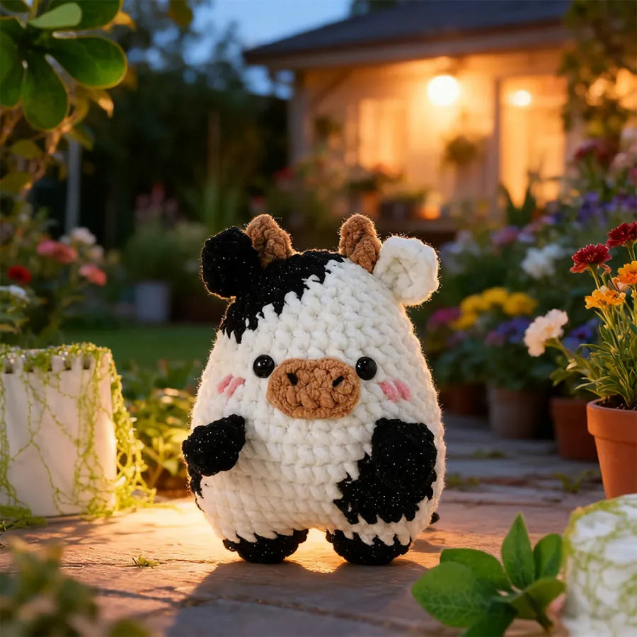 Diy Handmade Milk Cow Crochet Kit