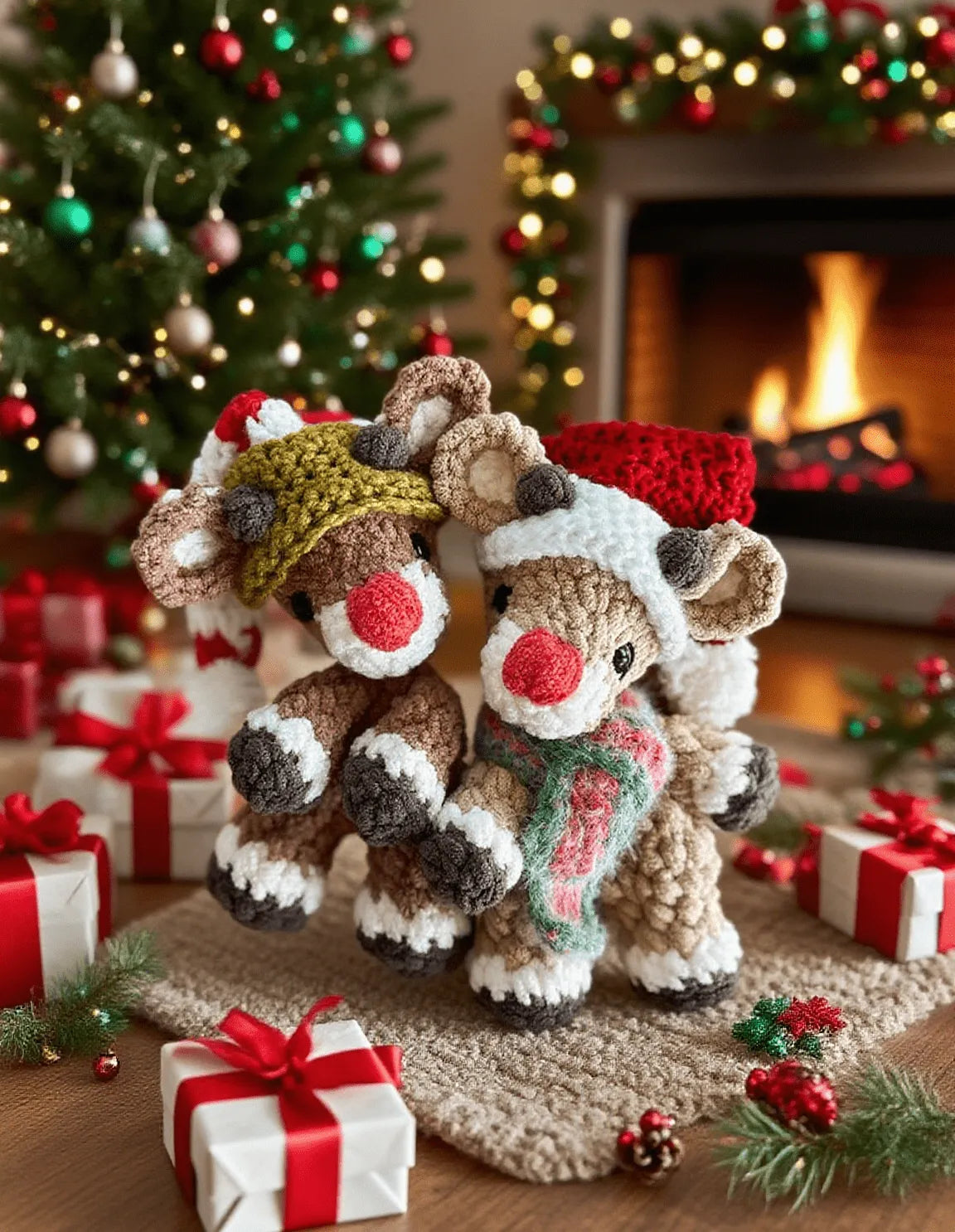 Diy Handmade Christmas Reindeer Crochet Kit