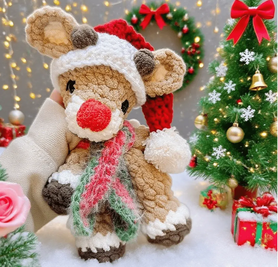 Diy Handmade Christmas Reindeer Crochet Kit