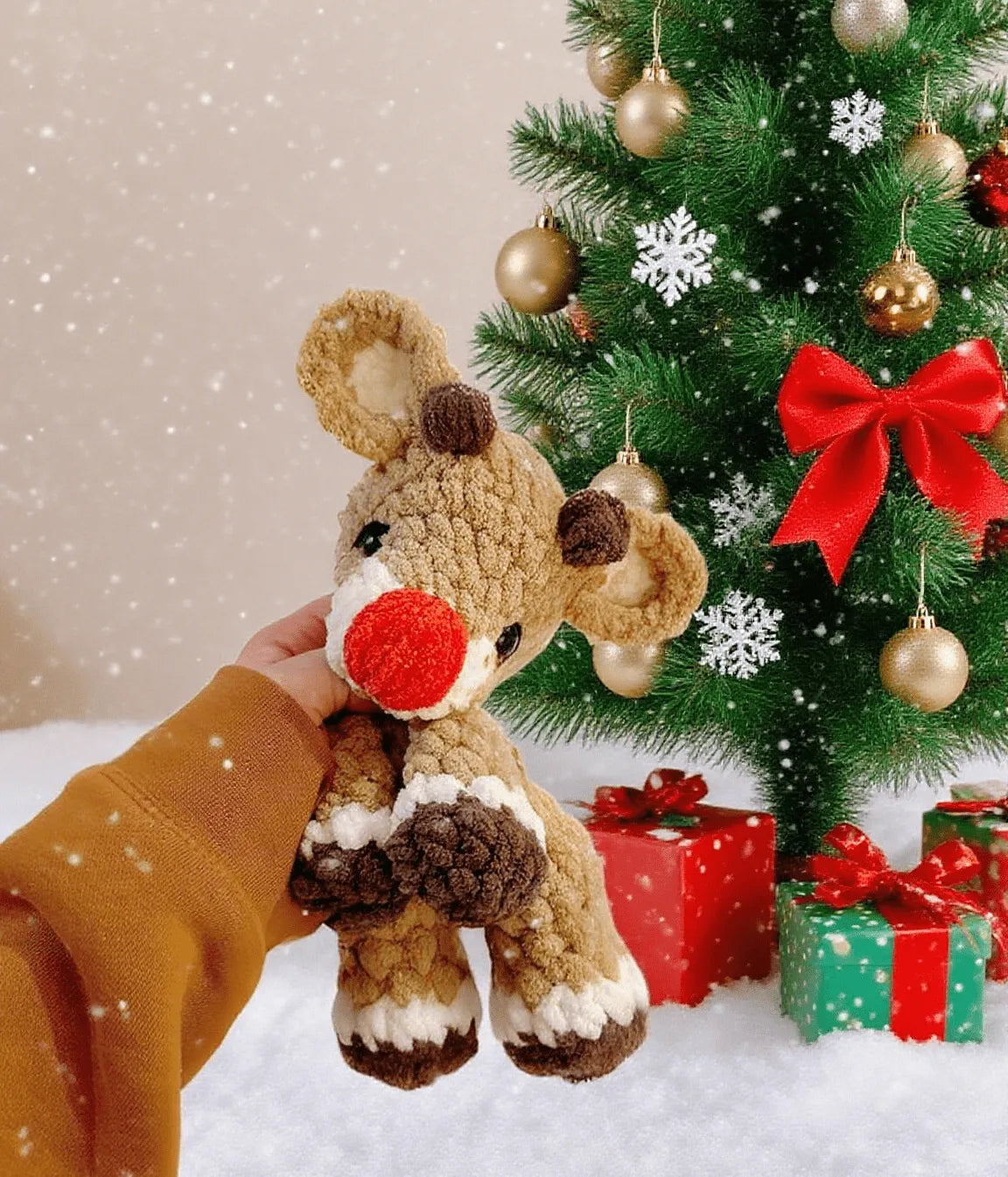 Diy Handmade Christmas Reindeer Crochet Kit