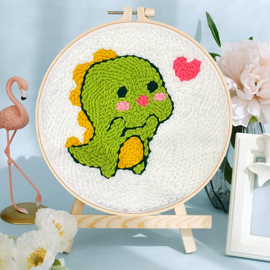 DIY Punch Needle Embroidery Yarn Craft Kit