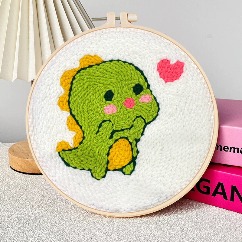 DIY Punch Needle Embroidery Yarn Craft Kit