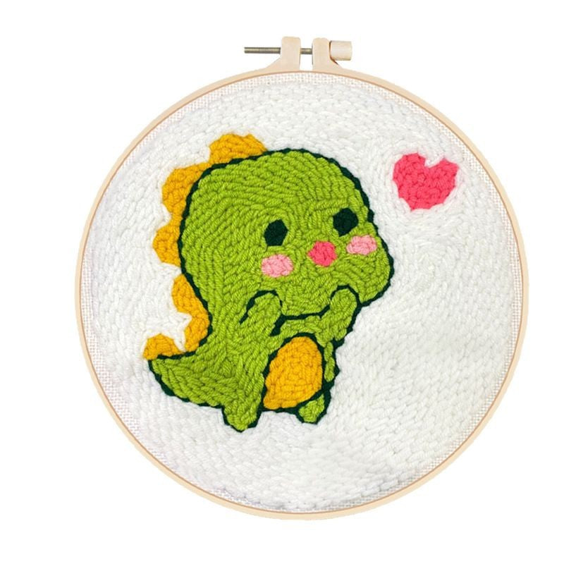 DIY Punch Needle Embroidery Yarn Craft Kit