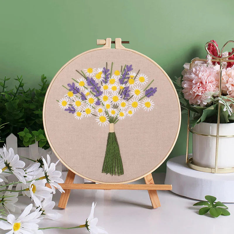Blooming Bouquet Embroidery Kit