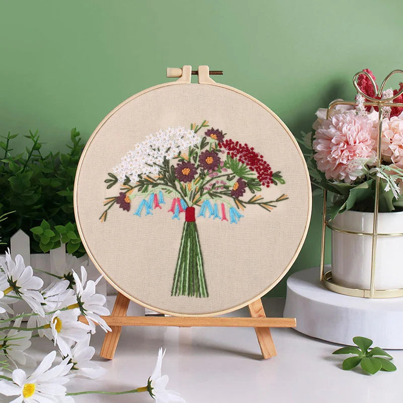 Blooming Bouquet Embroidery Kit
