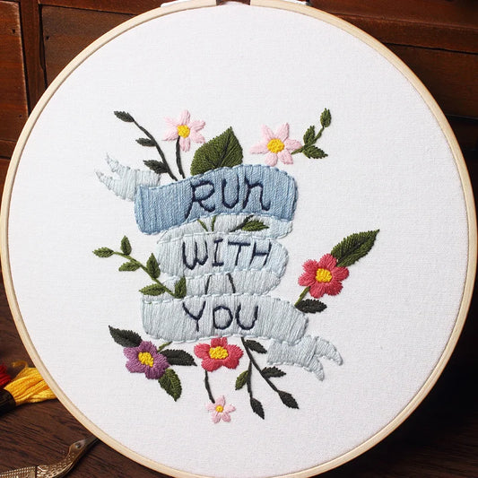 Floral Delight Embroidery Kit