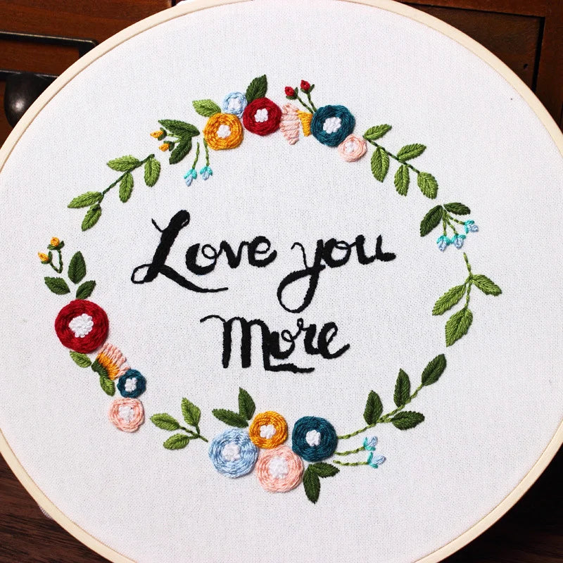 Floral Delight Embroidery Kit