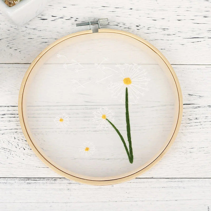 Delicate Floral Embroidery Kit