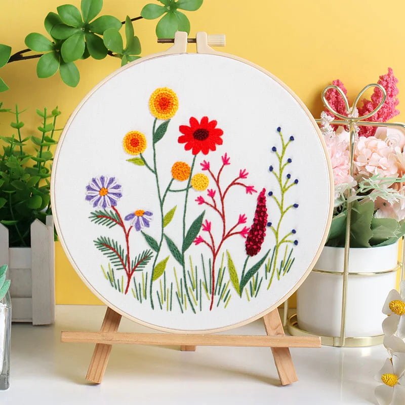 Blossoming Garden Embroidery Kit series