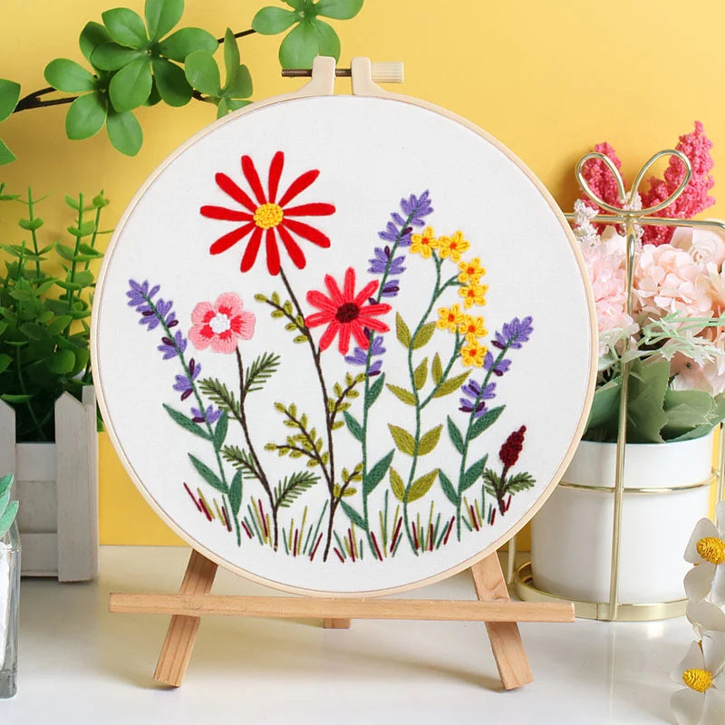 Blossoming Garden Embroidery Kit series