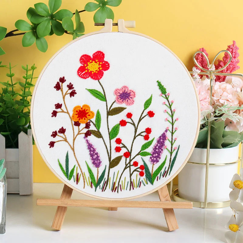 Blossoming Garden Embroidery Kit series