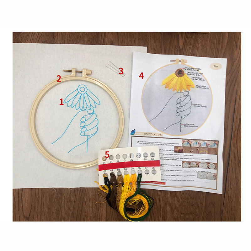 Embroidery Simple Kit for Beginner