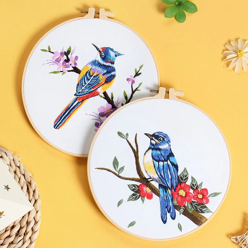 Themed DIY Birds Embroidery Kits