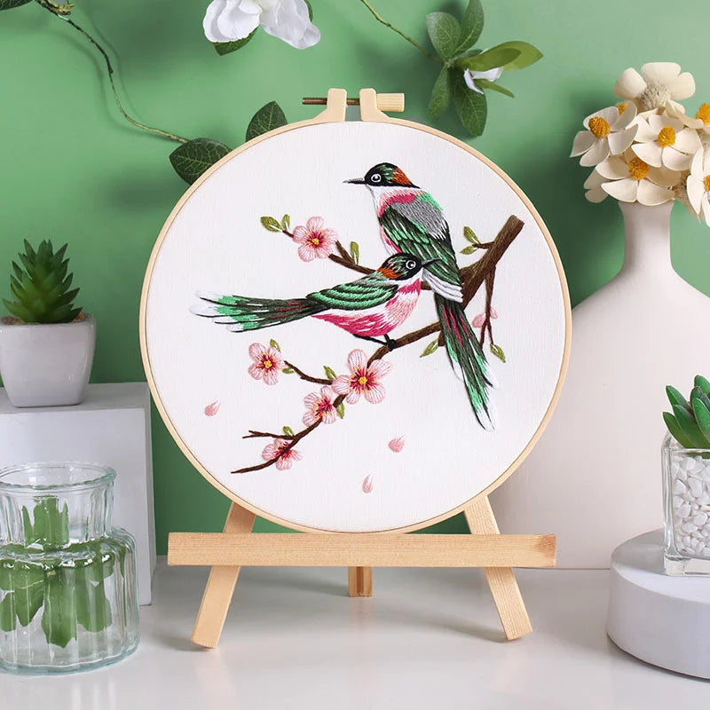 Themed DIY Birds Embroidery Kits