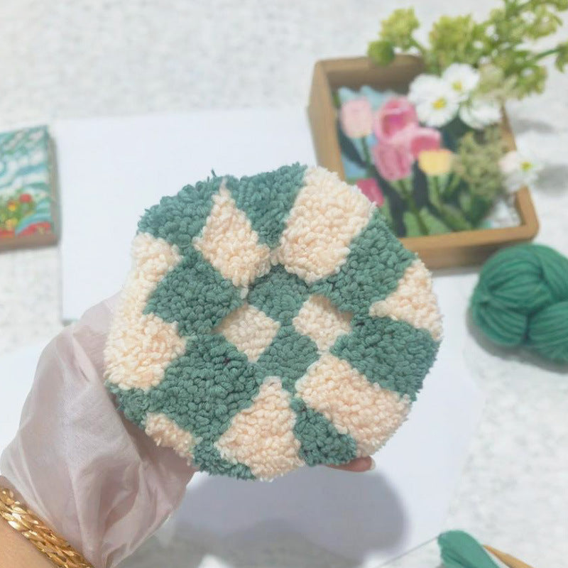 Plush Coasters DIY Embroidery Kit