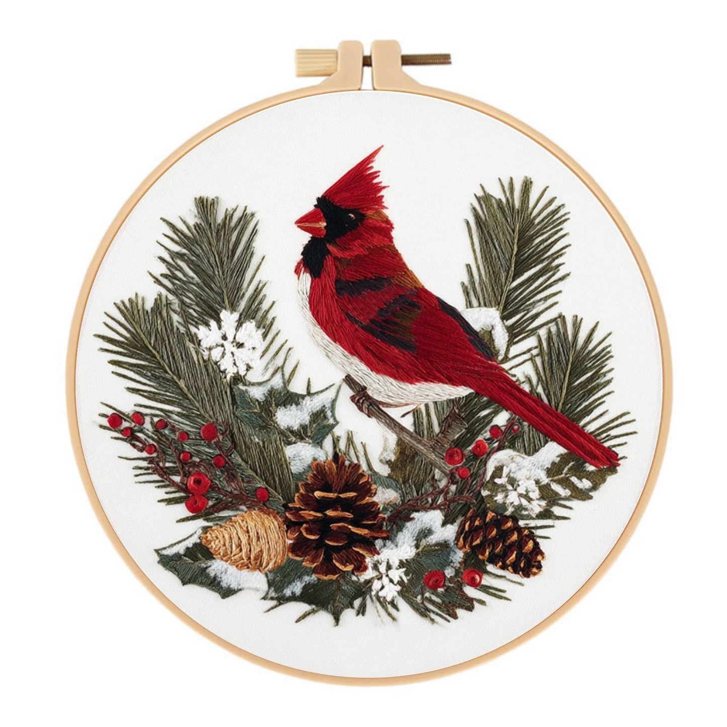 Bird Embroidery DIY Material Kit