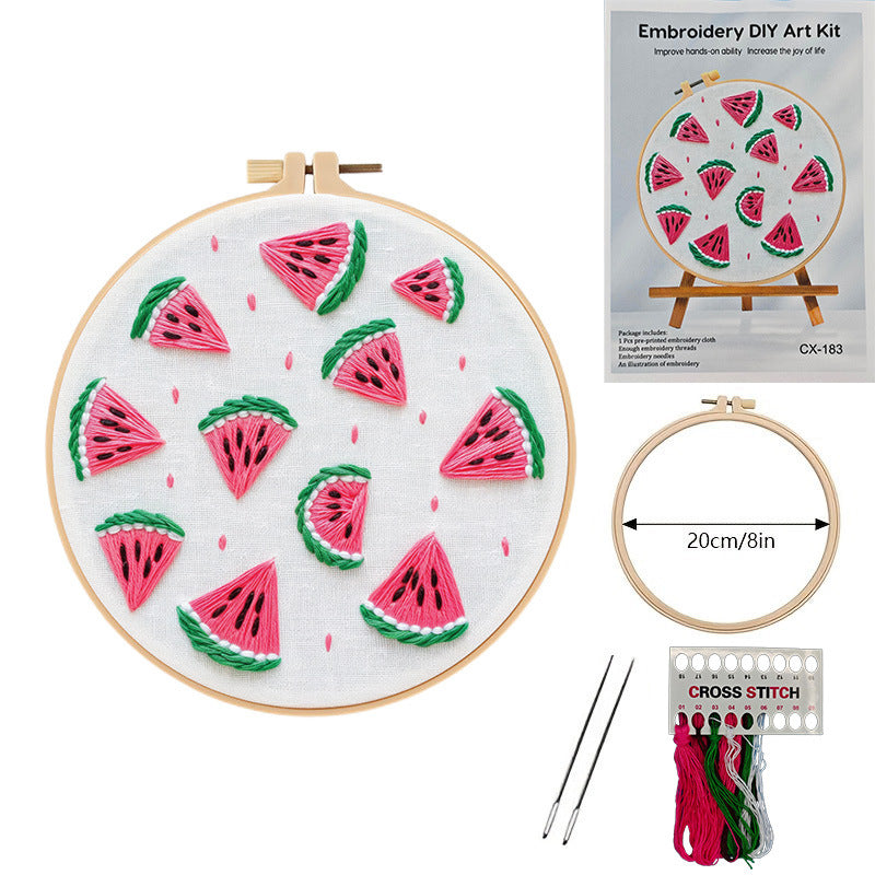 Fruit Embroidery DIY Material Kit