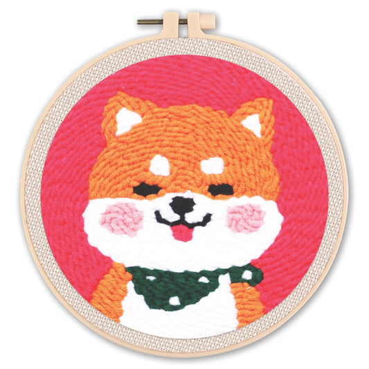 Animal Punch Embroidery DIY Material Kit