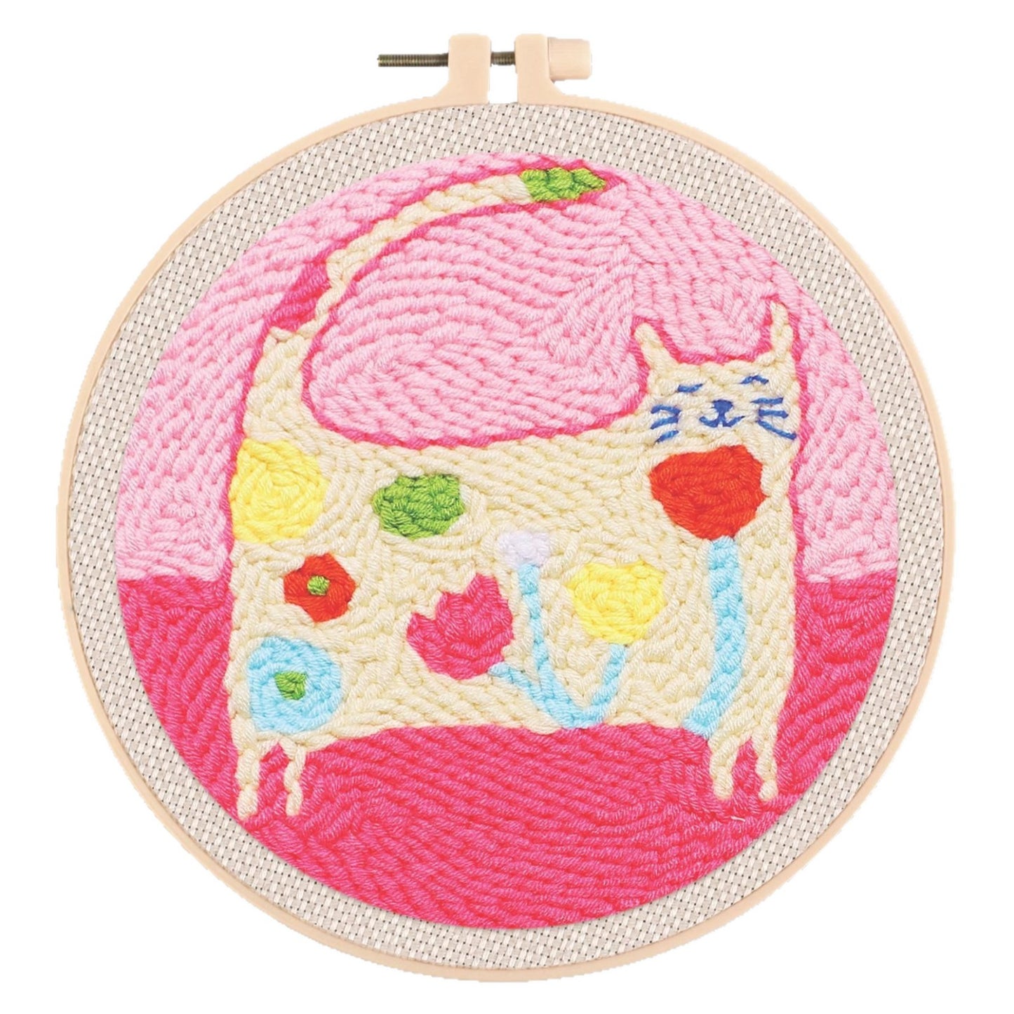 Animal Punch Embroidery DIY Material Kit