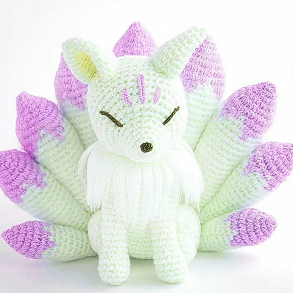 Nine-Tailed Fox Handmade Crochet DIY Material Kit