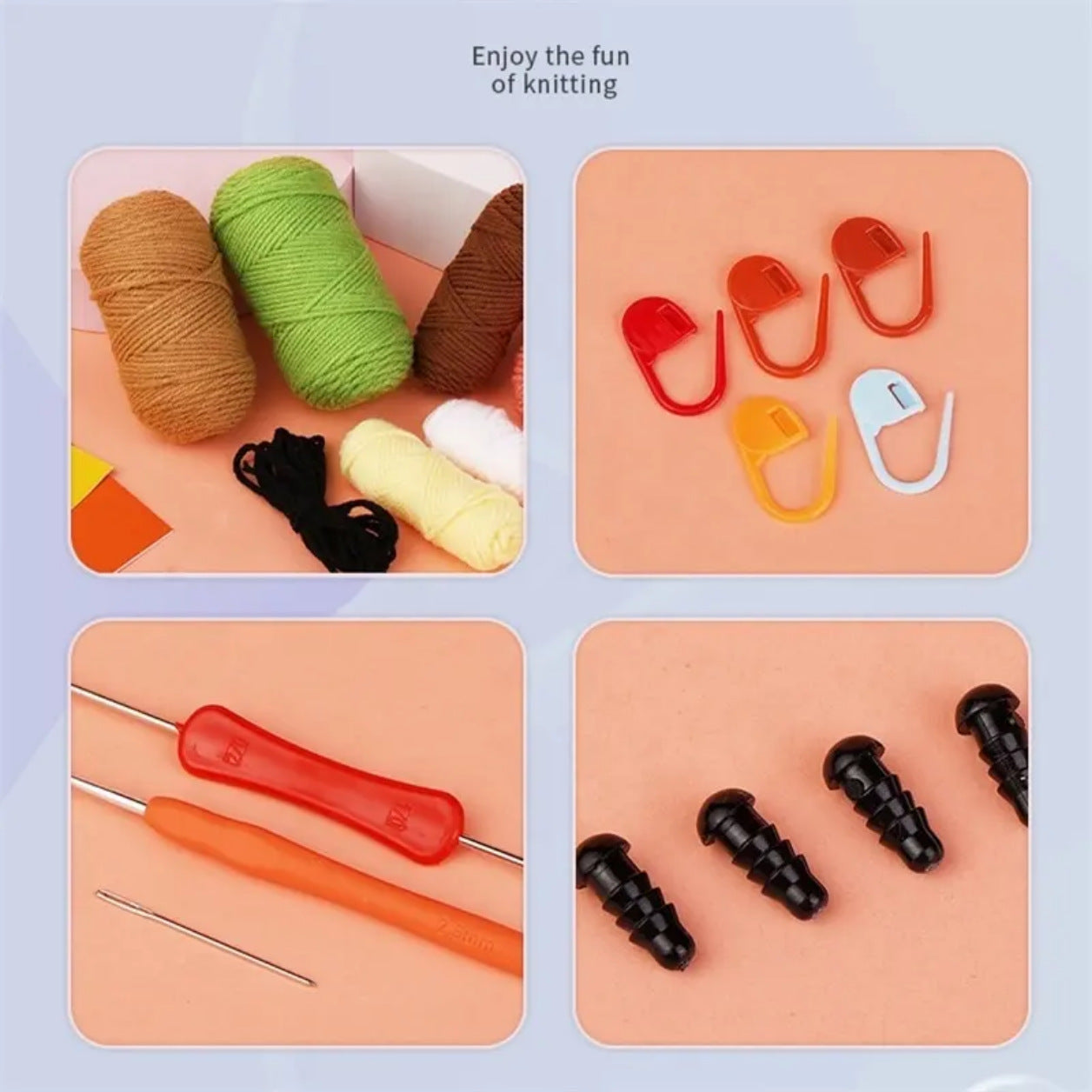 Plant-Based Hand-Crochet DIY Material Kit