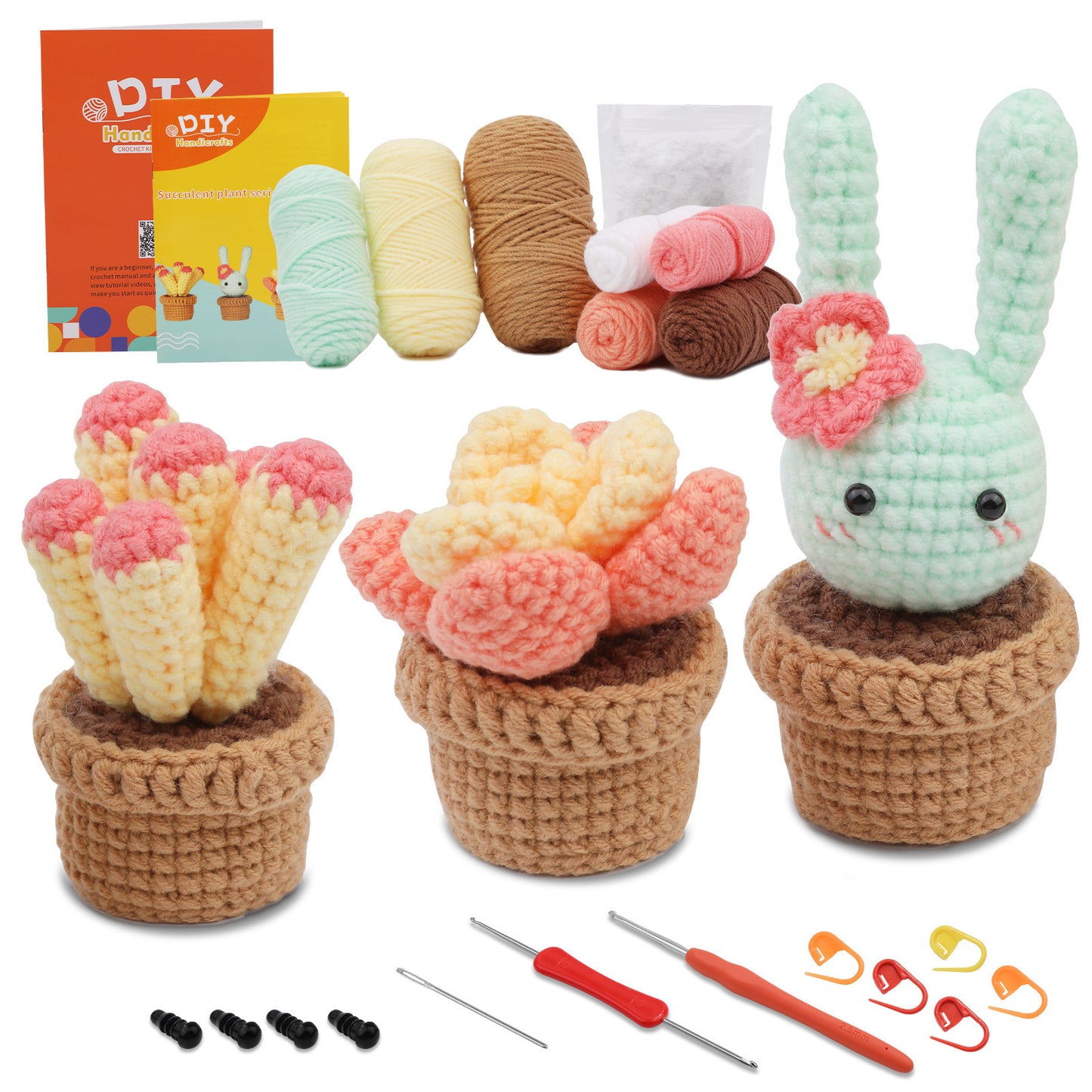 Plant-Based Hand-Crochet DIY Material Kit