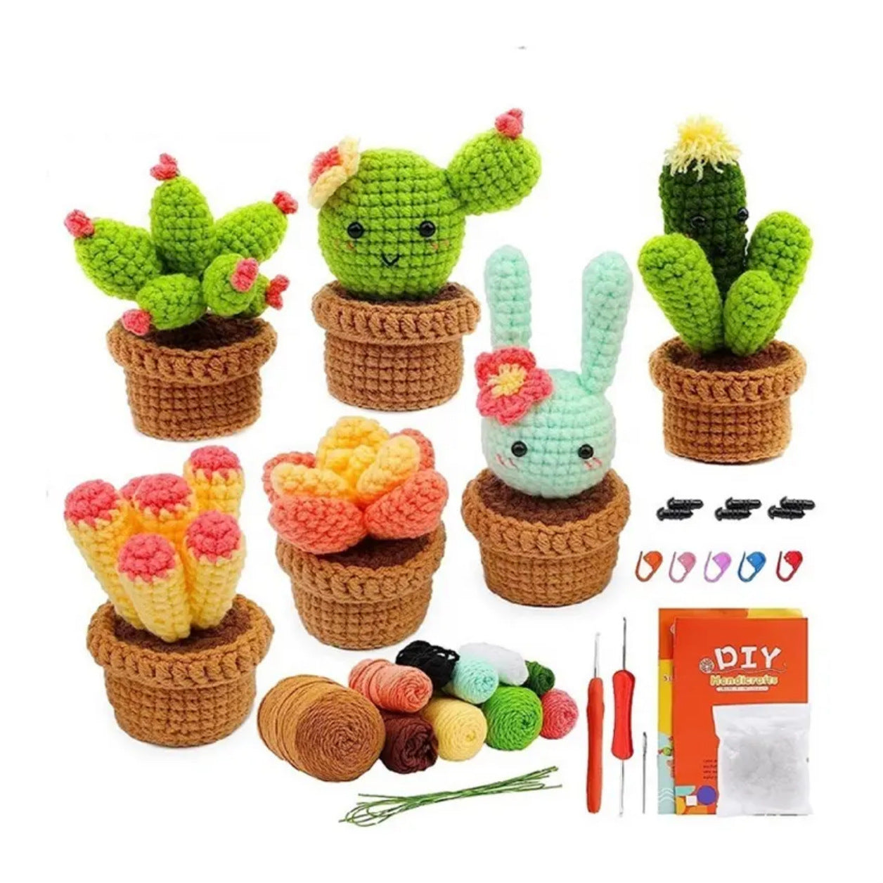 Plant-Based Hand-Crochet DIY Material Kit