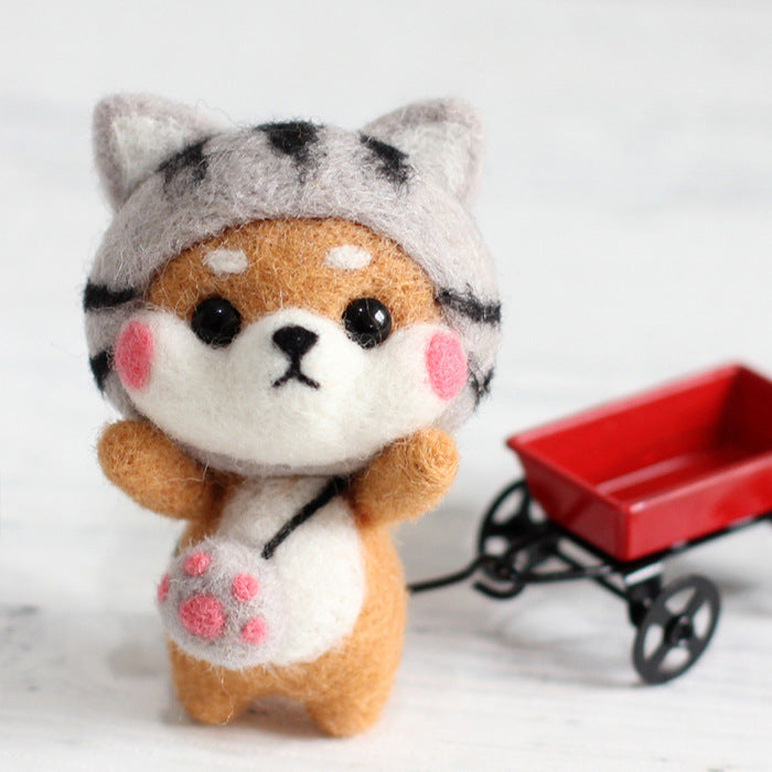Shiba Inu Handmade Crochet DIY Material Kit
