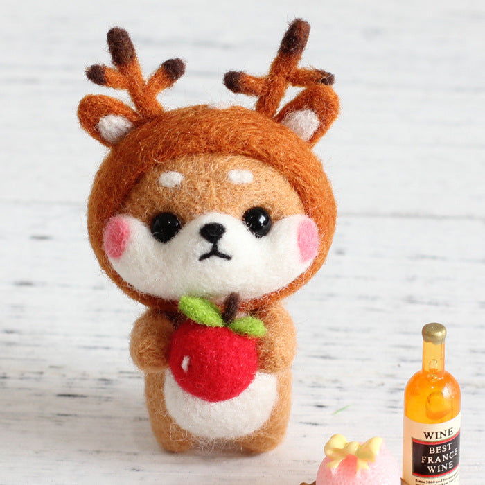 Shiba Inu Handmade Crochet DIY Material Kit