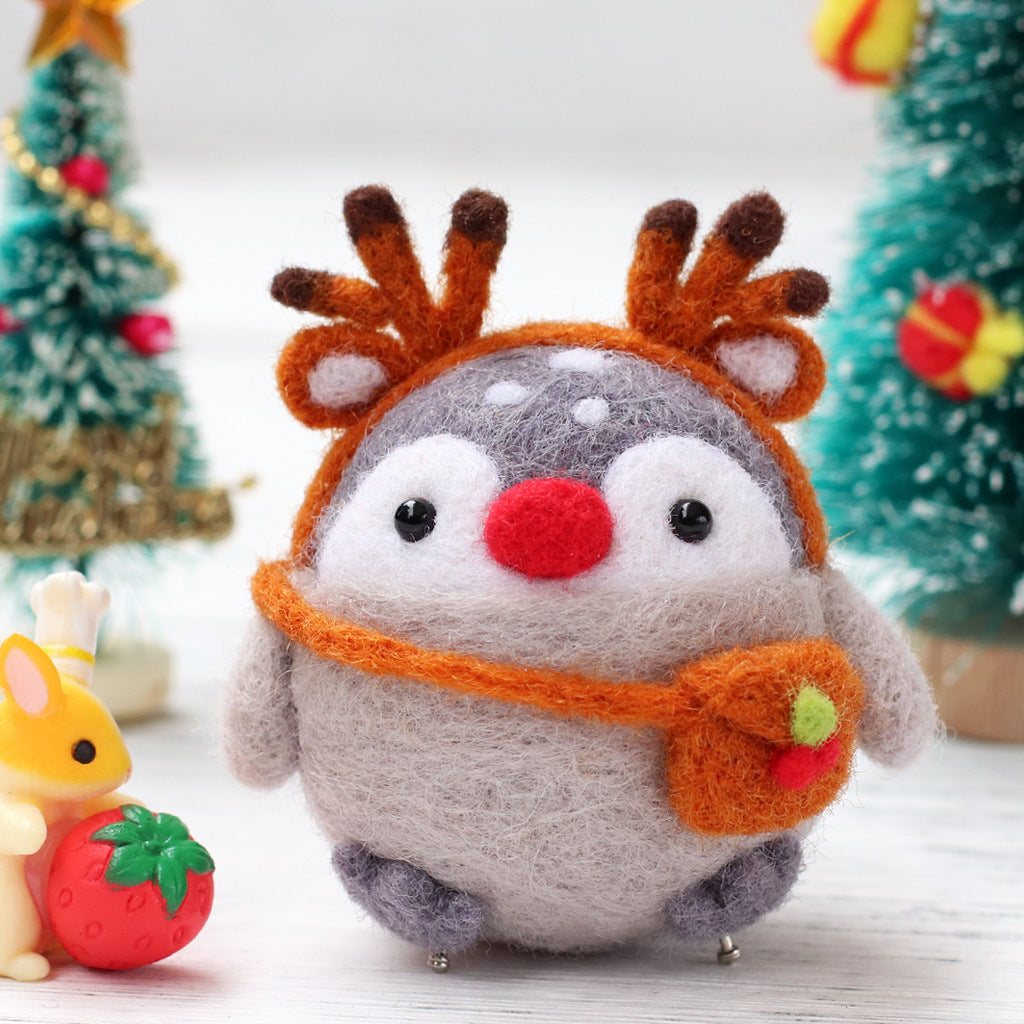 Penguin Handmade Crochet DIY Material Kit