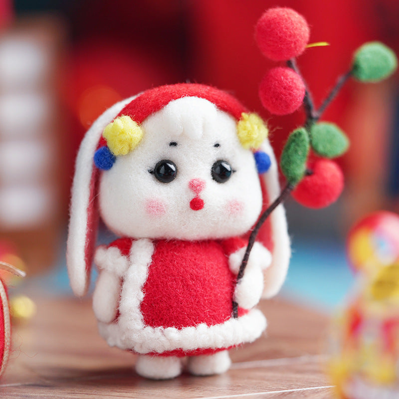 Floppy-Eared Rabbit Handmade Crochet DIY Material Kit