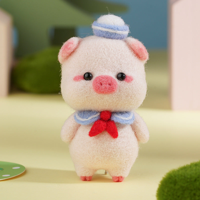 Little Pig Handmade Crochet DIY Material Kit