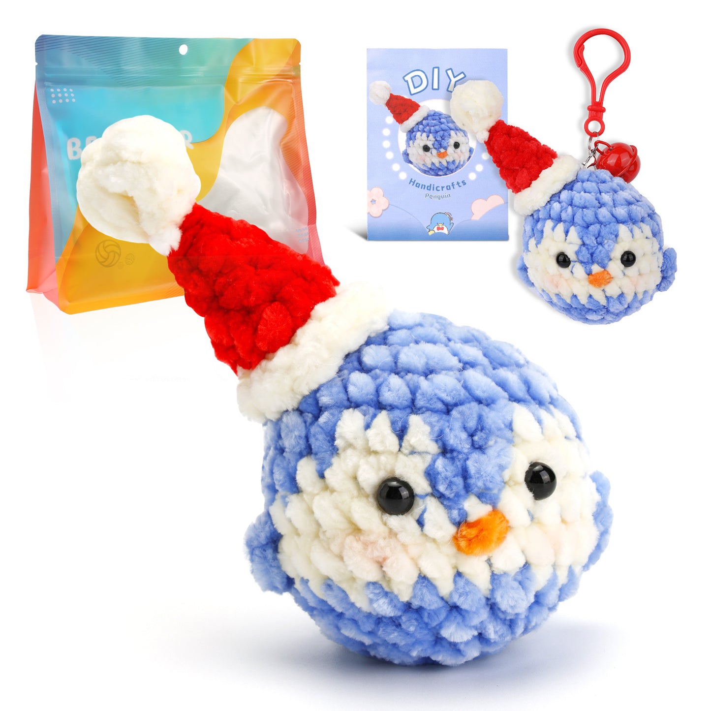 Chenille Plush Doll Handmade Crochet DIY Material Kit