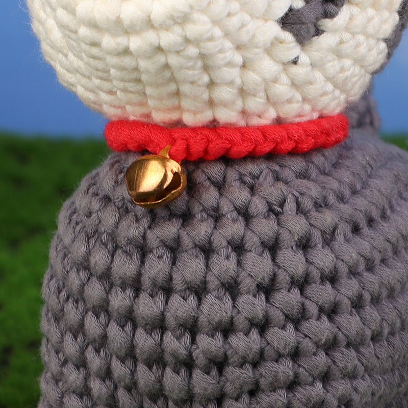 Mischievous Husky Handmade Crochet DIY Material Kit
