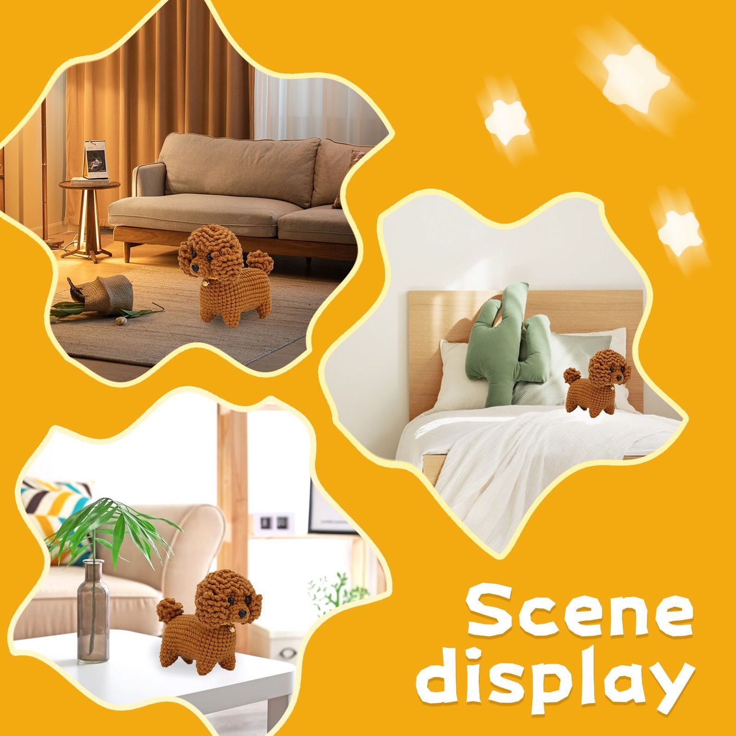 Teddy Bear Crochet DIY Material Kit