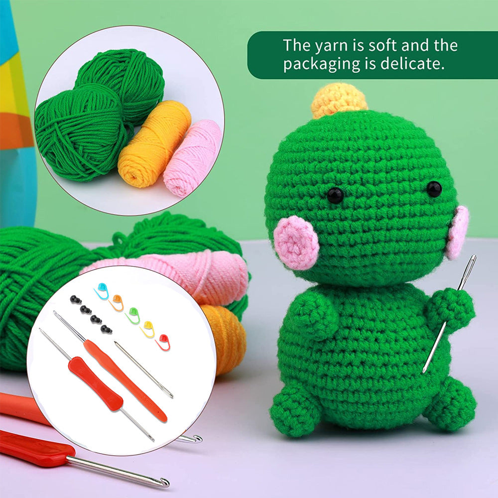 Little Dinosaur Crochet DIY Craft Kit
